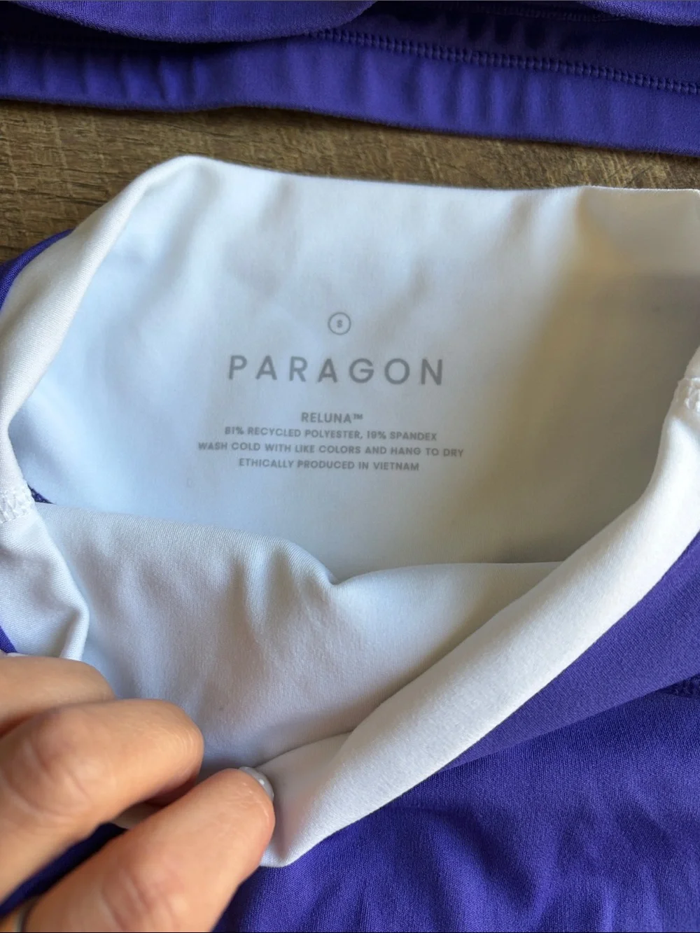 PARAGON Purple Active Set with White Trim
